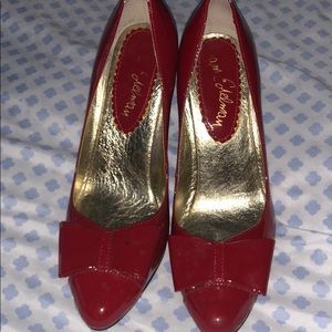 Sam Edelman red patent leather pumps 9 1/2